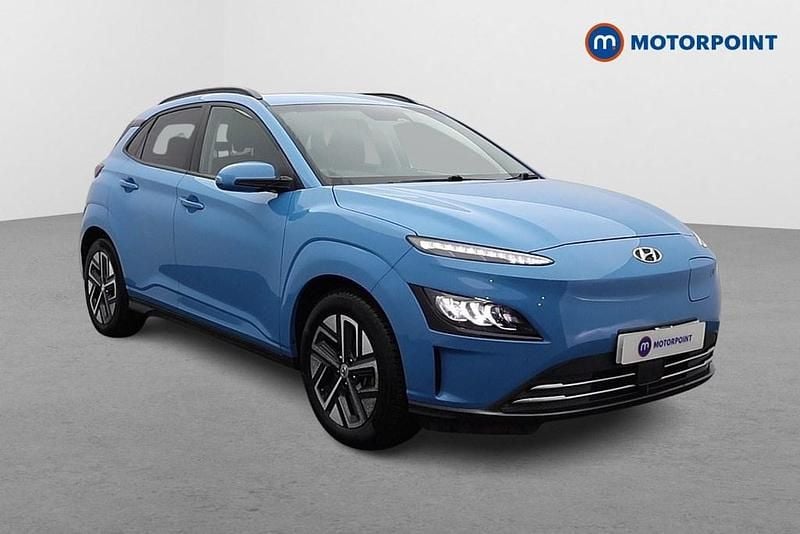 Used Hyundai Kona Premium 100 kW (136 HP) 2021 Blue SUV