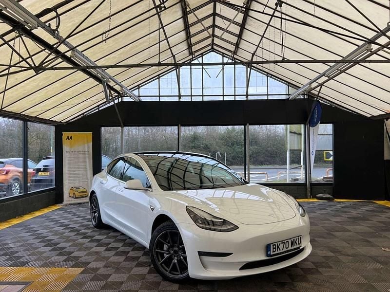 Used Tesla Model 3 Long Range AWD 366 kW (498 HP) 2020 White Sedan