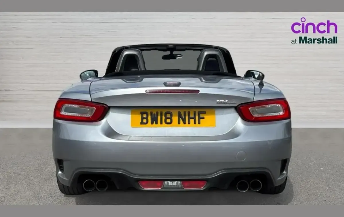 Used Abarth 124 Spider 170 HP (125 kW) 2018 Grey Cabriolet