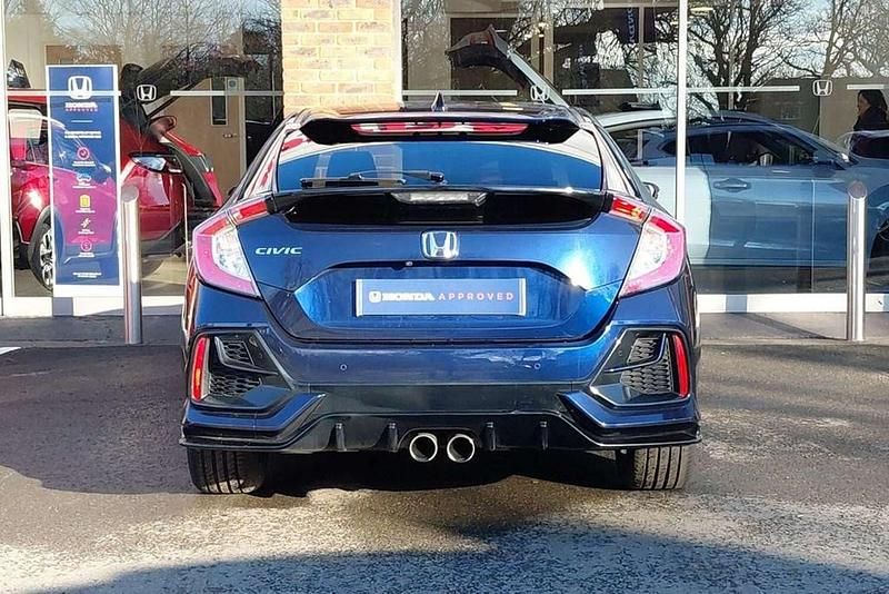 Used Honda Civic Sport 180 HP (132 kW) 2021 Blue Hatchback