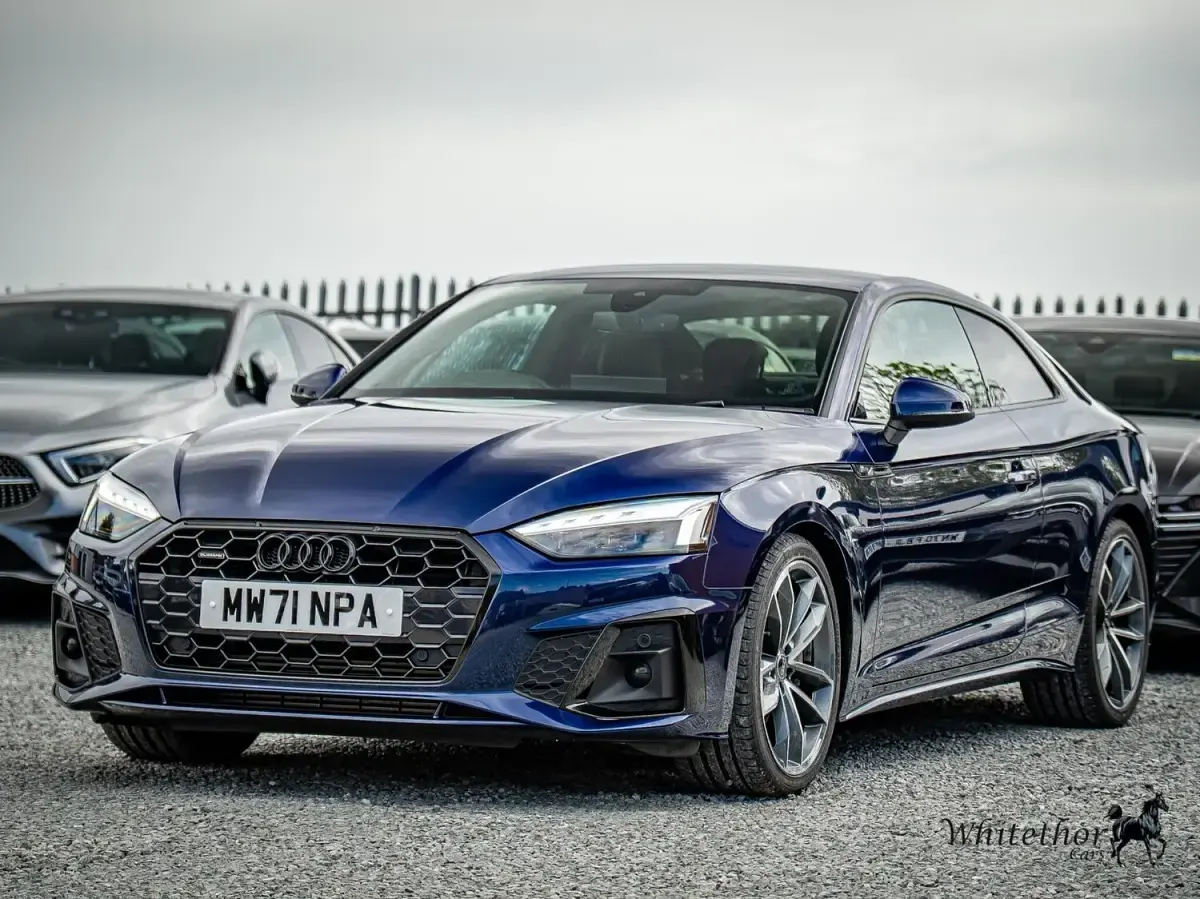 Used Audi A5 S-Line 2022 Blue Coupe