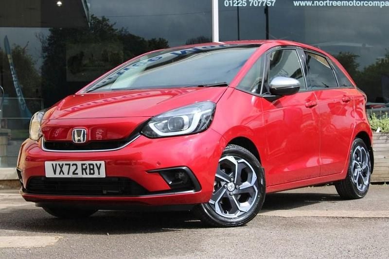 Red Used 2022 Honda Jazz Hybrid Hatchback | £18,721 (Fair price) - Image 1/4