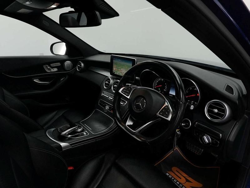 Used Mercedes C200 AMG line 2018 Blue Sedan
