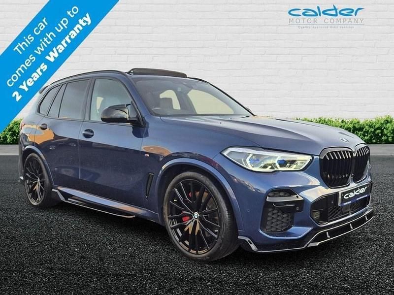 Blue Used 2022 BMW X5 M Sport SUV | £45,995 (A bit pricey) - Image 1/4