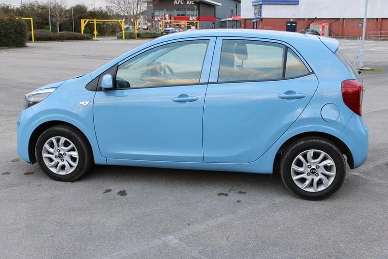 Used Kia Picanto 66 HP (48 kW) 2019 Blue Hatchback
