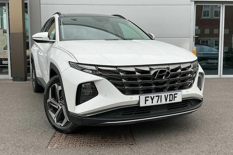 Atlas white Used 2021 Hyundai Tucson Ultimate SUV | £19,990 (Fair price) - Image 1/4