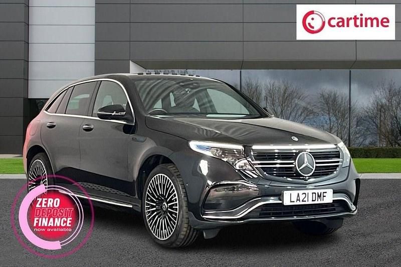 Black Used 2021 Mercedes EQC400 AMG line SUV | £25,599 (Fair price) - Image 1/4