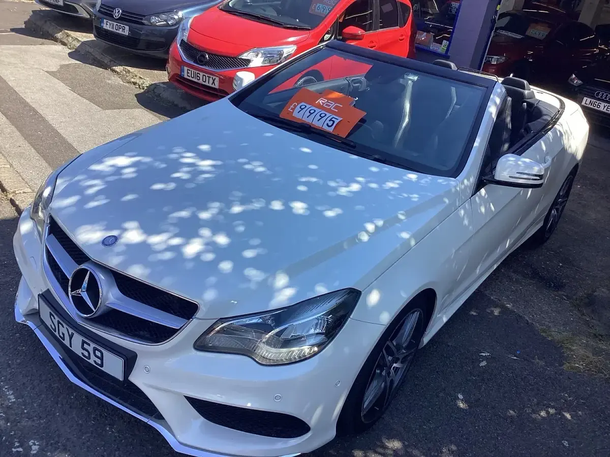 Used Mercedes E250 AMG 2013 White Cabriolet