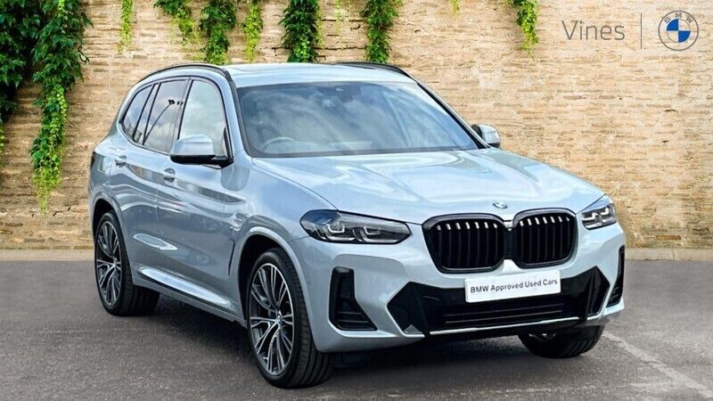 Grey Used 2022 BMW X3 M Sport SUV | £40,400 (Expensive) - Image 1/4