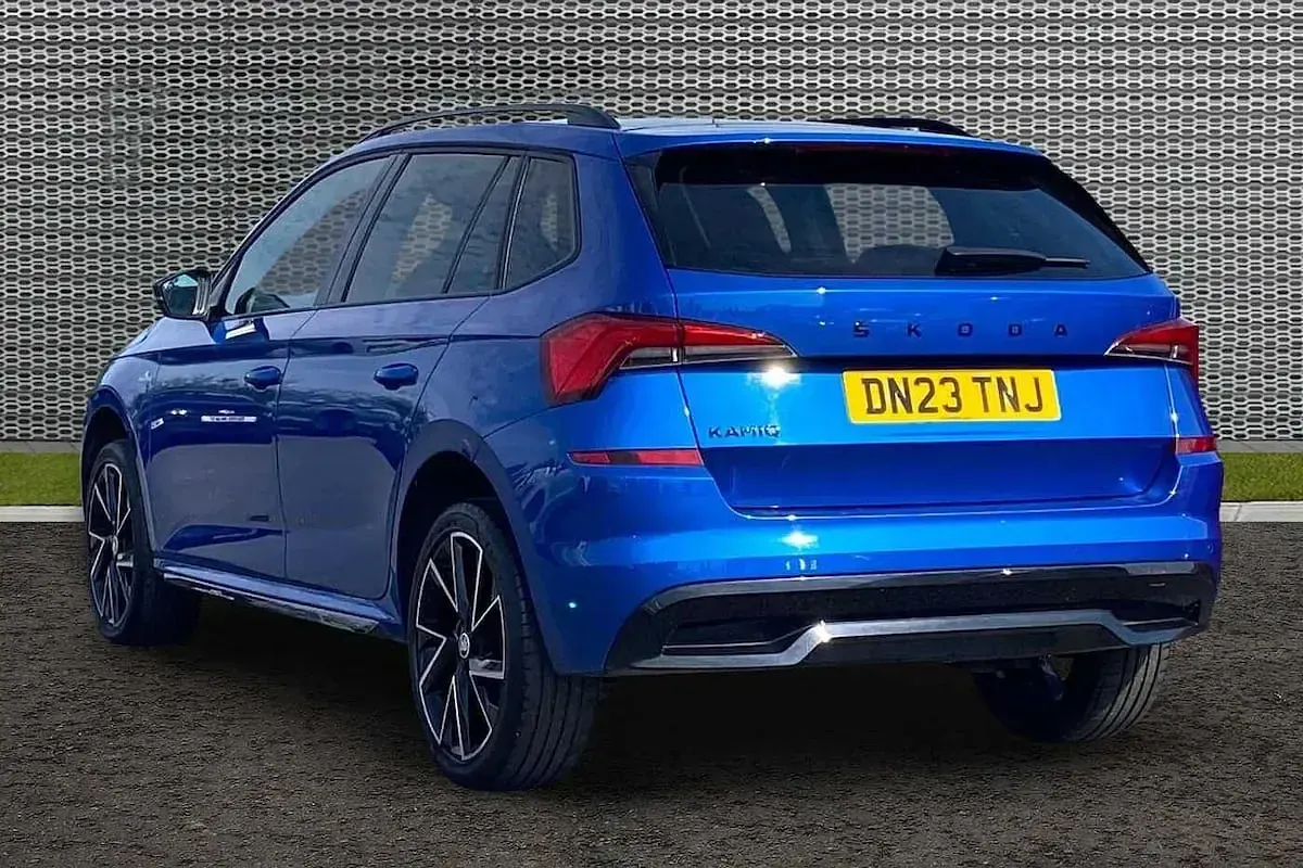Used Skoda 110 R Monte Carlo 81 HP (59 kW) 2023 Race blue metallic Estate