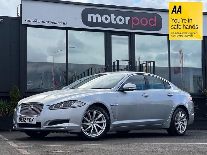 Silver Used 2012 Jaguar XF Premium Luxury Sedan | £7,190 (Fair price) - Image 1/3