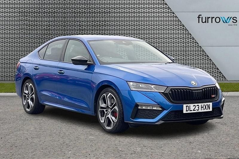 Blue Used 2023 Skoda Octavia vRS Hatchback | £25,495 (Fair price) - Image 1/4