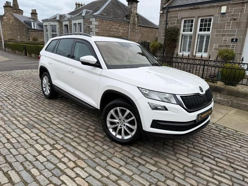 Used Skoda Kodiaq SE 125 HP (91 kW) 2018 White SUV