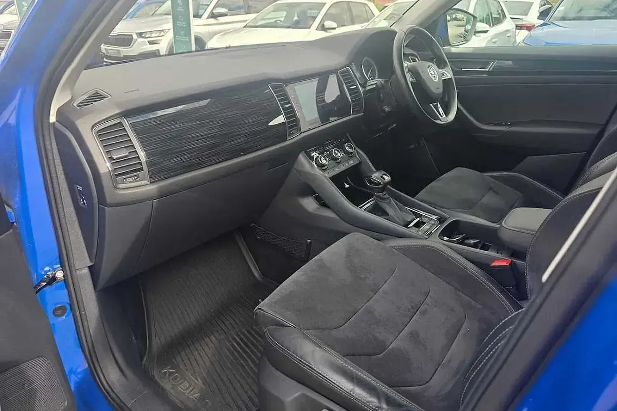 Used Skoda Kodiaq SE L 110 HP (80 kW) 2018 Blue SUV