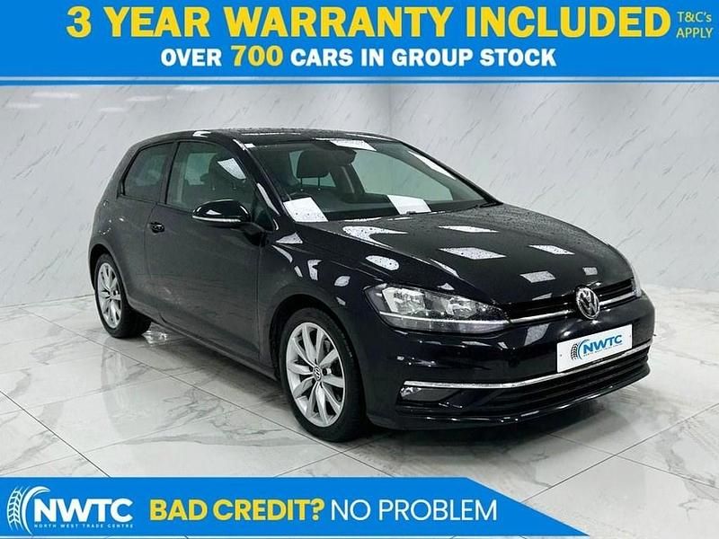 Black Used 2018 VW Golf VII GT Hatchback | £7,995 (Good price) - Image 1/4