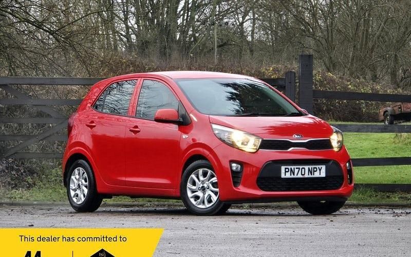 Used Kia Picanto 67 HP (49 kW) 2020 Red Hatchback