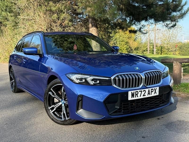 Used BMW 330e M Sport 2022 Blue Estate