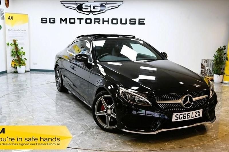 Black Used 2016 Mercedes C220 AMG Line Premium Plus Coupe | £17,895 (A bit pricey) - Image 1/1