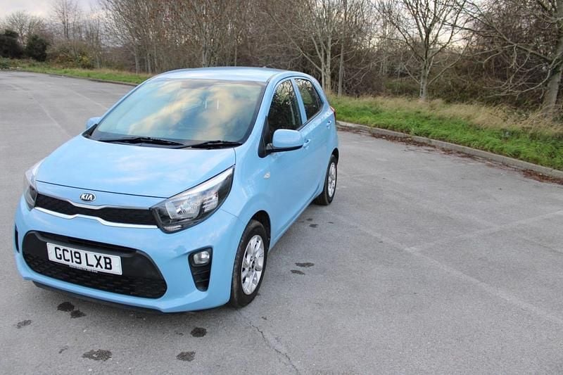 Used Kia Picanto 66 HP (48 kW) 2019 Blue Hatchback