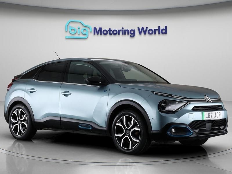 Blue Used 2021 Citroën e-C4 Shine Hatchback | £12,600 (Fair price) - Image 1/4