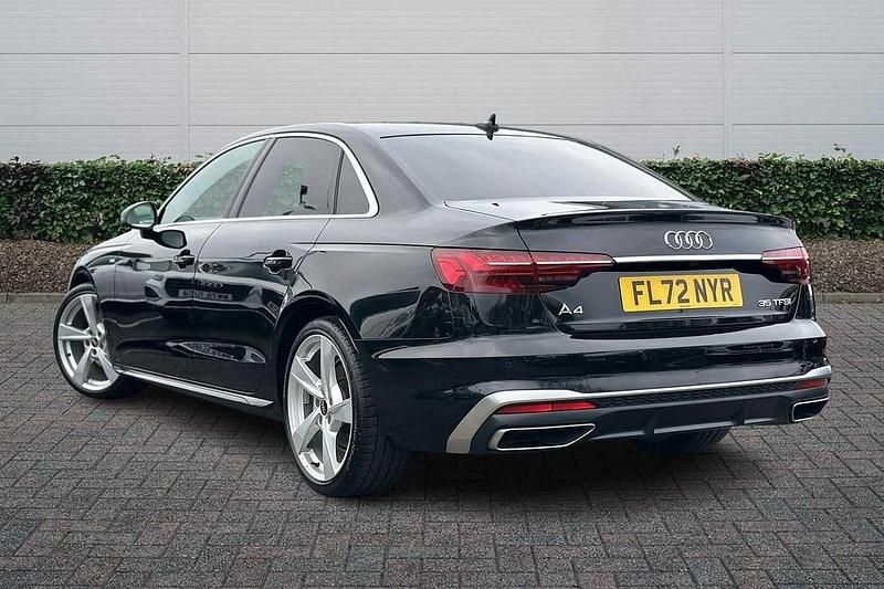 Used Audi A4 S-Line 147 HP (108 kW) 2022 Black Sedan