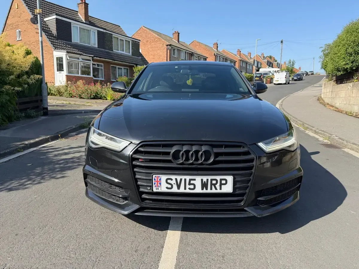 Used Audi A6 Black Edition 190 HP (139 kW) 2015 Black Sedan