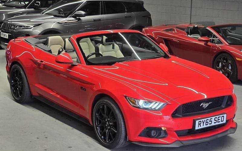 Used Ford Mustang GT Convertible 416 HP (305 kW) 2016 Red Cabriolet