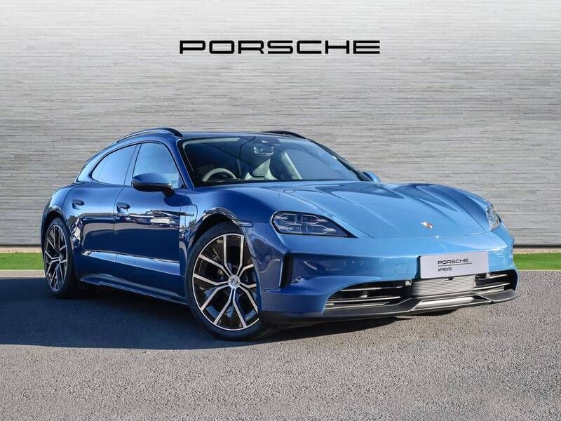 Neptune blue Used 2024 Porsche Taycan Sport Turismo Sedan | £75,990 - Image 1/4
