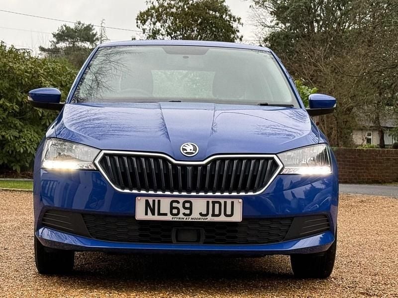 Used Skoda Fabia 75 HP (55 kW) 2019 Blue Hatchback