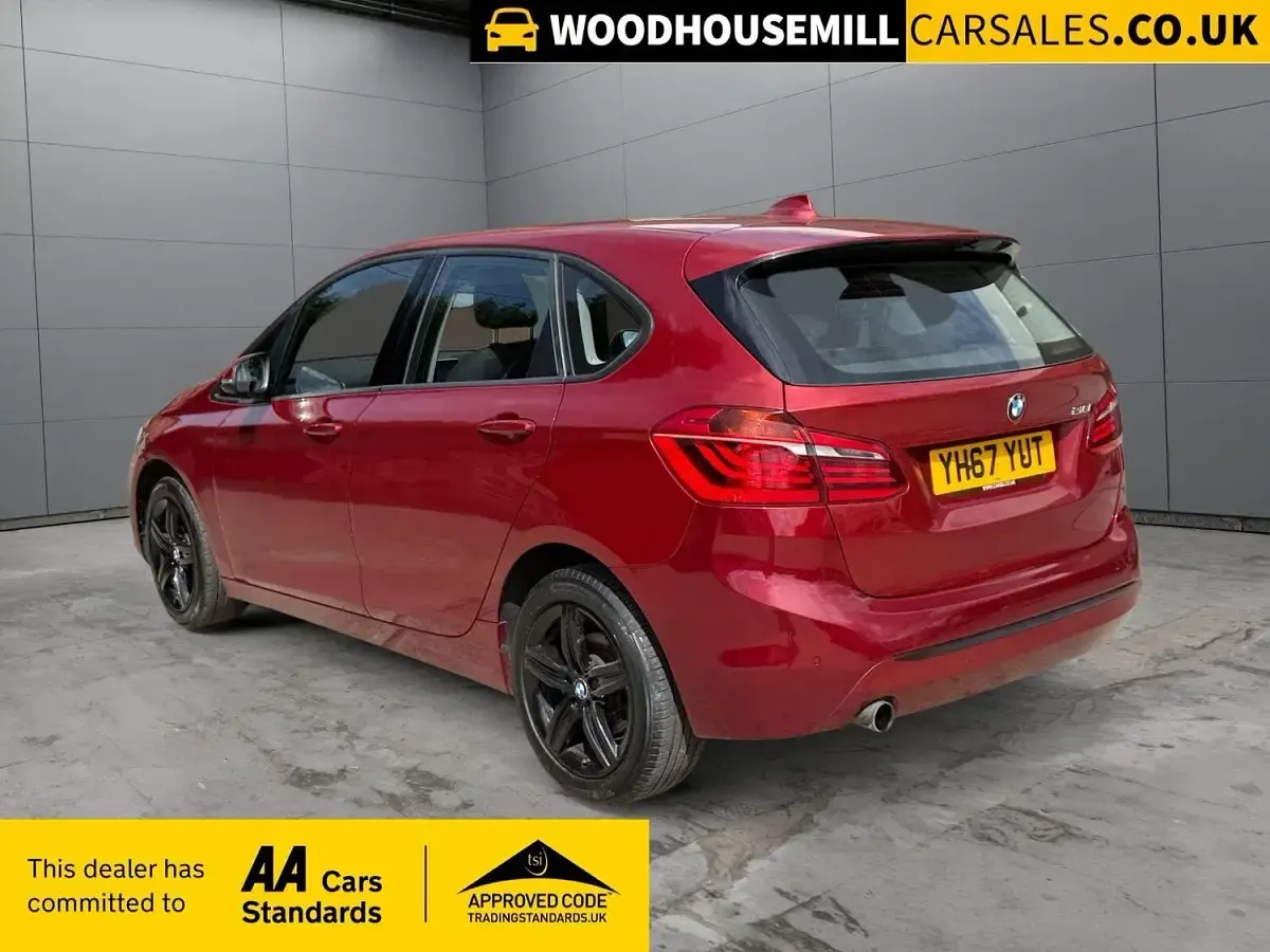 Used BMW 218 Sport Line 2017 Red Hatchback