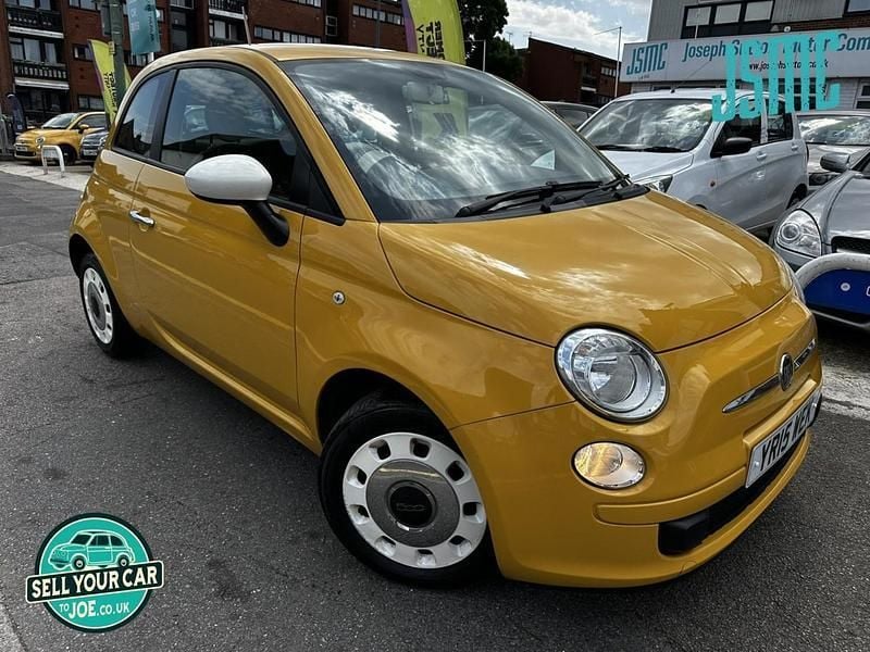 Yellow Used 2015 Fiat 500 S Hatchback | £4,992 (Fair price) - Image 1/4
