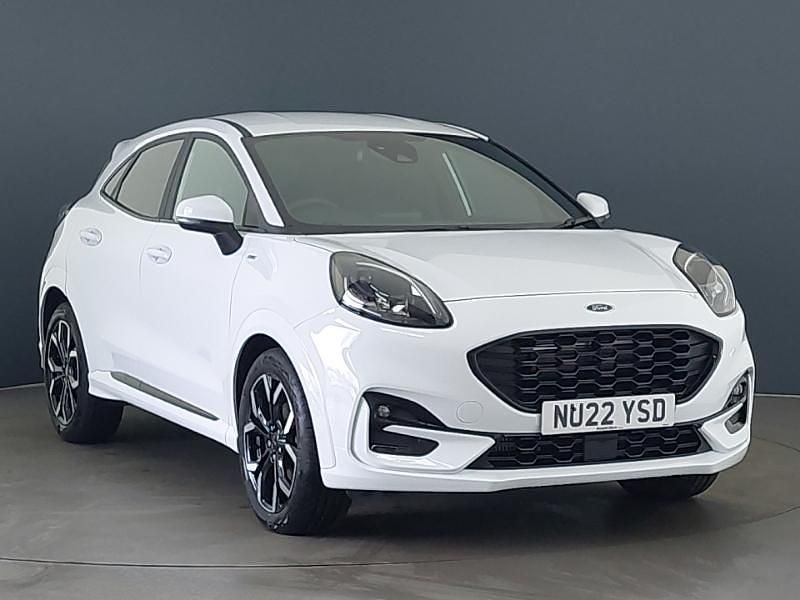 White Used 2022 Ford Puma ST-Line X Hatchback | £18,498 (Fair price) - Image 1/4