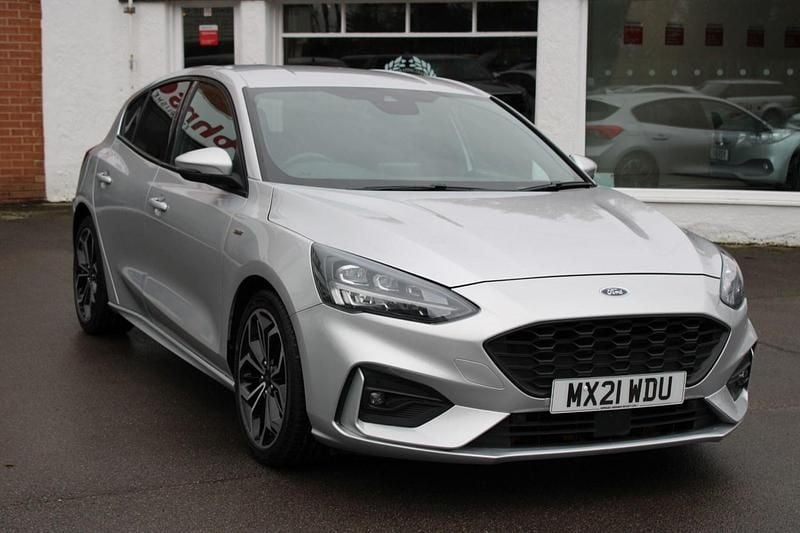 Silver Used 2020 Ford Focus ST-Line X Hatchback | £14,481 (Fair price) - Image 1/3