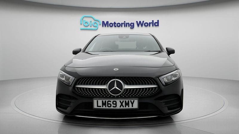 Used Mercedes A250 AMG line 224 HP (164 kW) 2019 Black Sedan