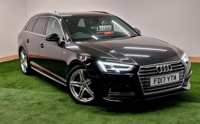 Black Used 2017 Audi A4 S-Line Estate | £10,990 (Fair price) - Image 1/4