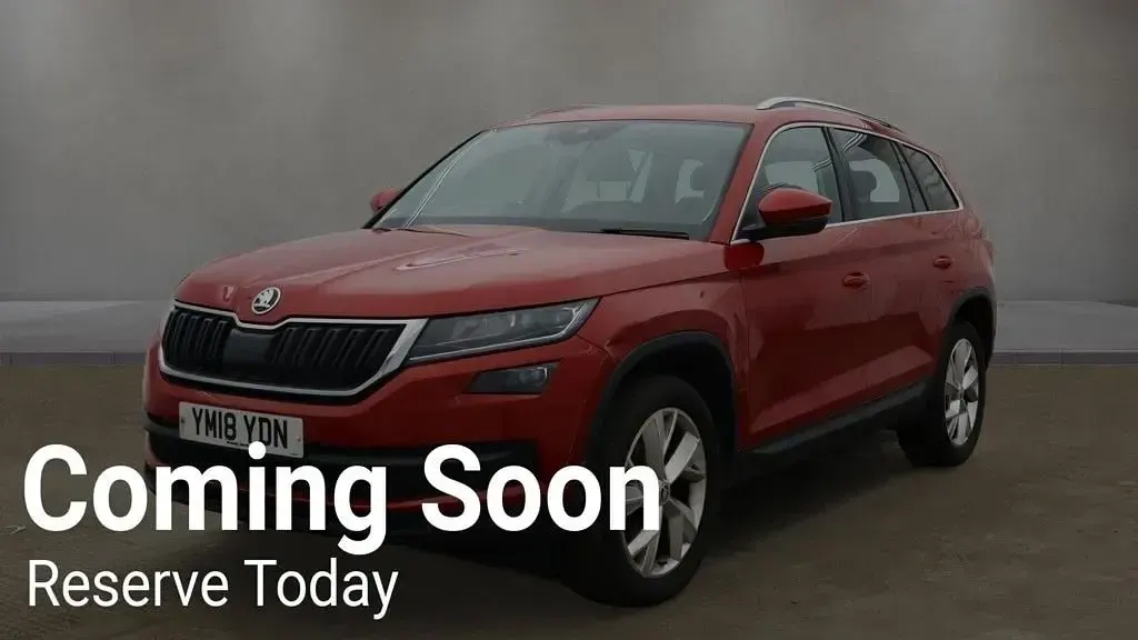 Used Skoda Kodiaq 150 HP (110 kW) 2018 Red SUV