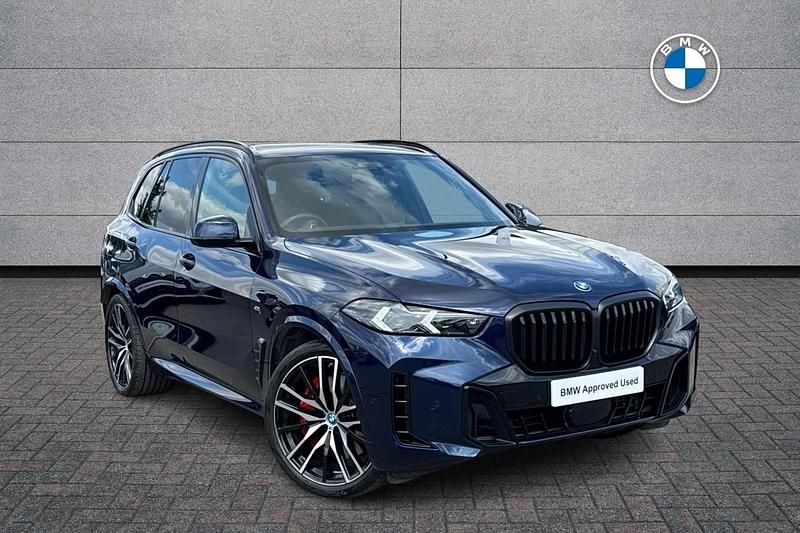 Tanzanite blue Used 2023 BMW X5 M Sport SUV | £69,490 (Expensive) - Image 1/4