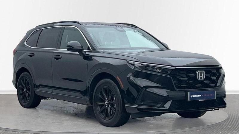 Solid crystal black Used 2024 Honda CR-V Advance SUV | £34,000 (Good price) - Image 1/4