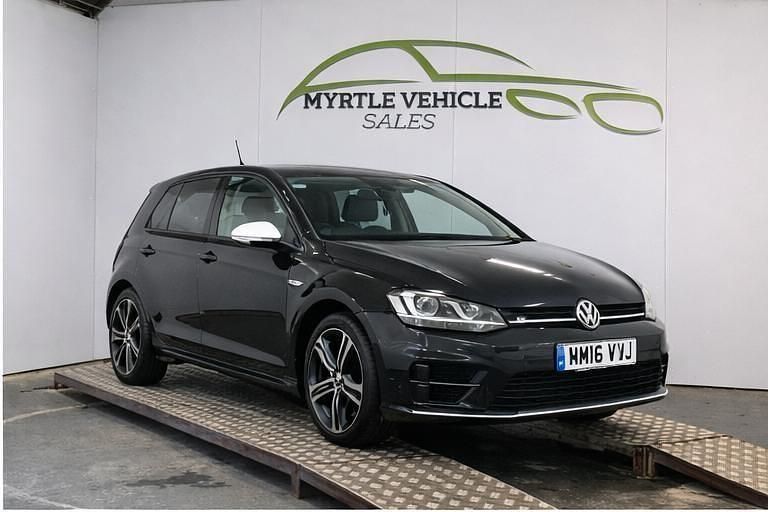 Used VW Golf VII R 2016 Black Hatchback
