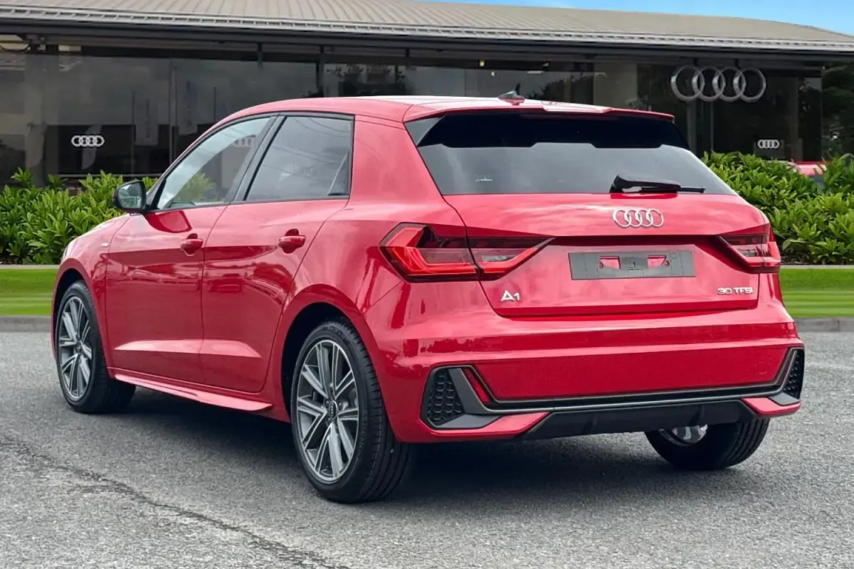 New Audi A1 Sportback S-Line 2026 Red Hatchback