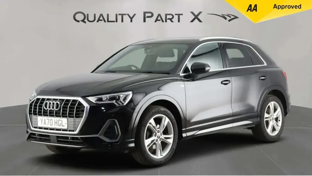 Used Audi Q3 S-Line 150 HP (110 kW) 2021 Black SUV