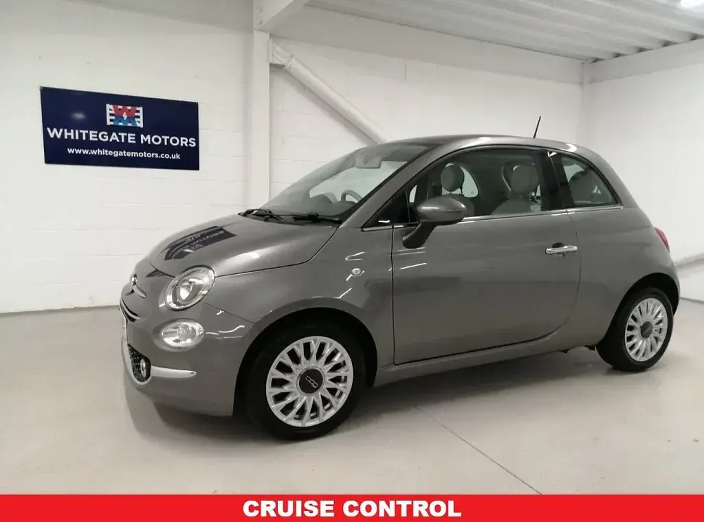 Used Fiat 500 Lounge 85 HP (62 kW) 2017 Grey Hatchback