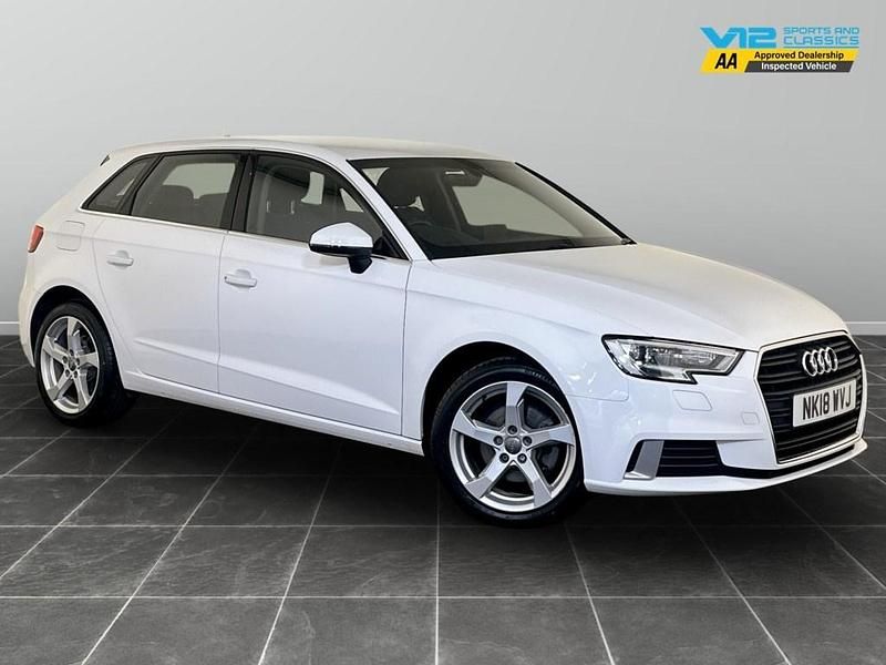 White Used 2018 Audi A3 Sport Hatchback | £12,295 (Super price) - Image 1/2