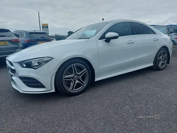 White Used 2022 Mercedes CLA220 AMG line Sedan | £24,995 (Fair price) - Image 1/4