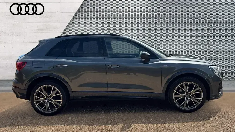 Used Audi Q3 Black Edition 150 HP (110 kW) 2025 Daytona grey SUV