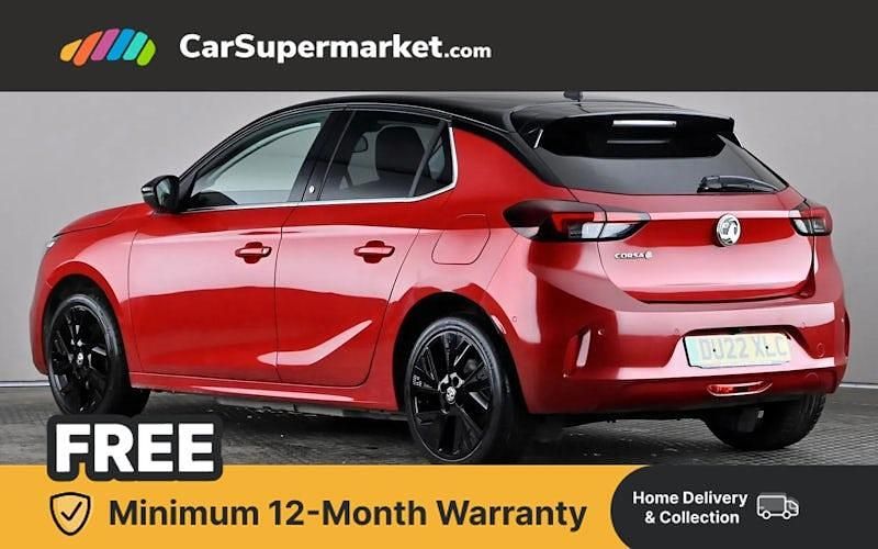 Used Vauxhall Corsa-e Elite 100 kW (136 HP) 2022 Red Hatchback