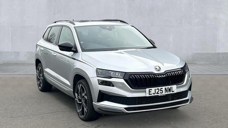 Used Skoda Karoq SportLine 150 HP (110 kW) 2025 Brilliant silver metallic SUV