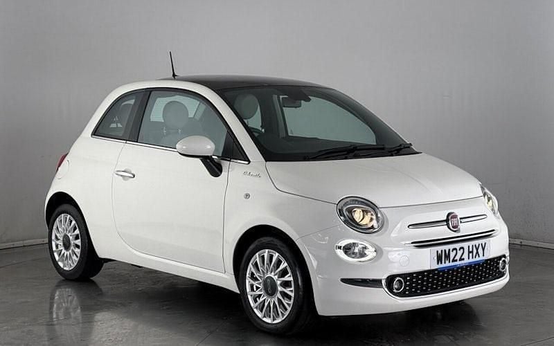 White Used 2022 Fiat 500 Dolcevita Hatchback | £10,750 (Fair price) - Image 1/3