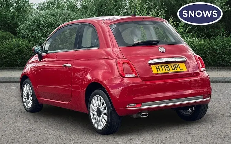 Used Fiat 500 Lounge 69 HP (50 kW) 2019 Red Hatchback