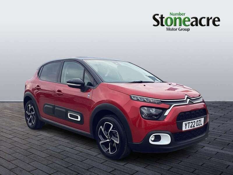 Red Used 2022 Citroën C3 PureTech Hatchback | £11,495 (Fair price) - Image 1/4